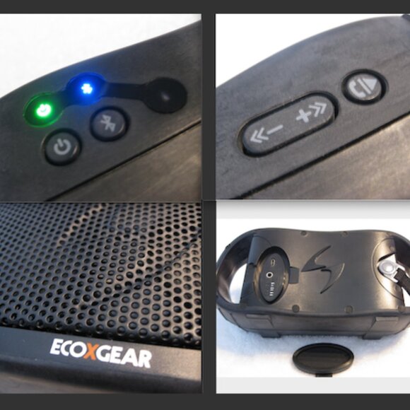 EcoXBT "Waterproof" Bluetooth Speaker/ Blk - Picture 13 of 14